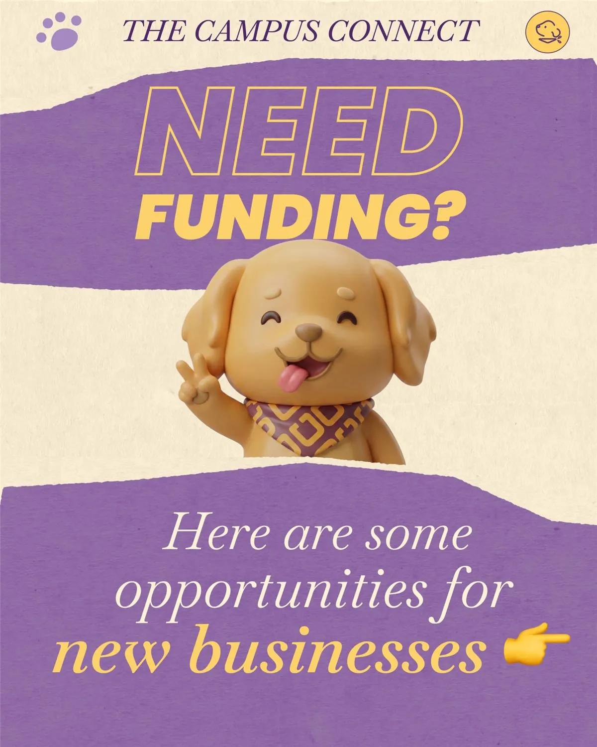 Need funding? Here are some opportunities for new businesses, with Scout waving