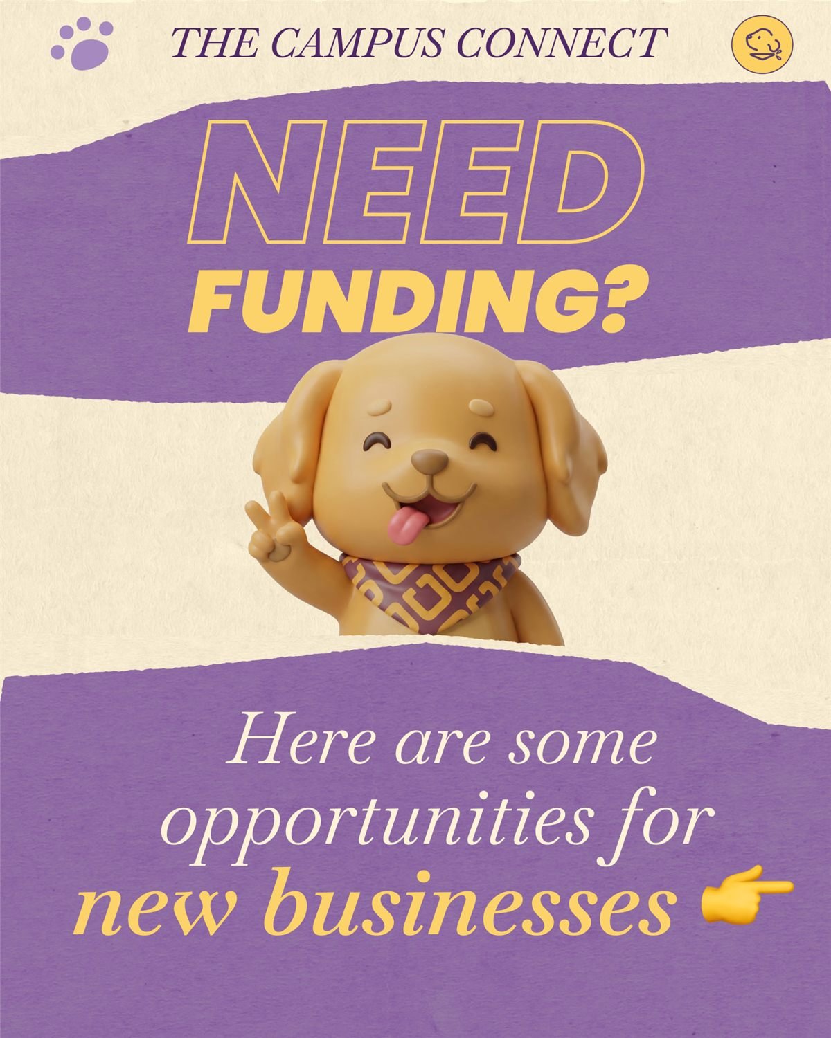 Need funding? Here are some opportunities for new businesses, with Scout waving