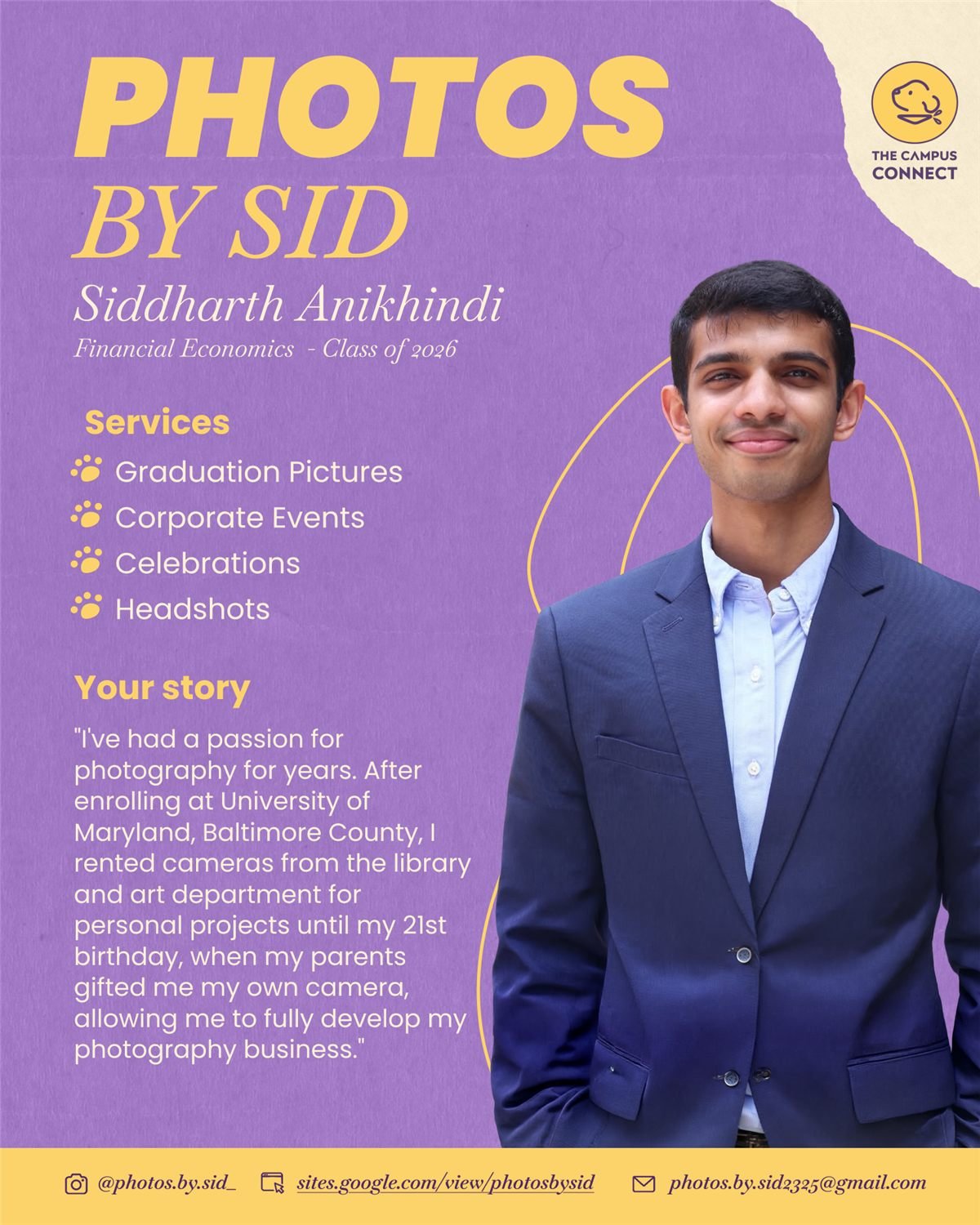 Photos by Sid, Siddharth Anikhindi, services and story